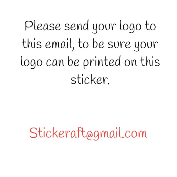 Custom Logo Stickers 2” Round Personalized Labels for Small Business Sticker - Picture 3 of 12